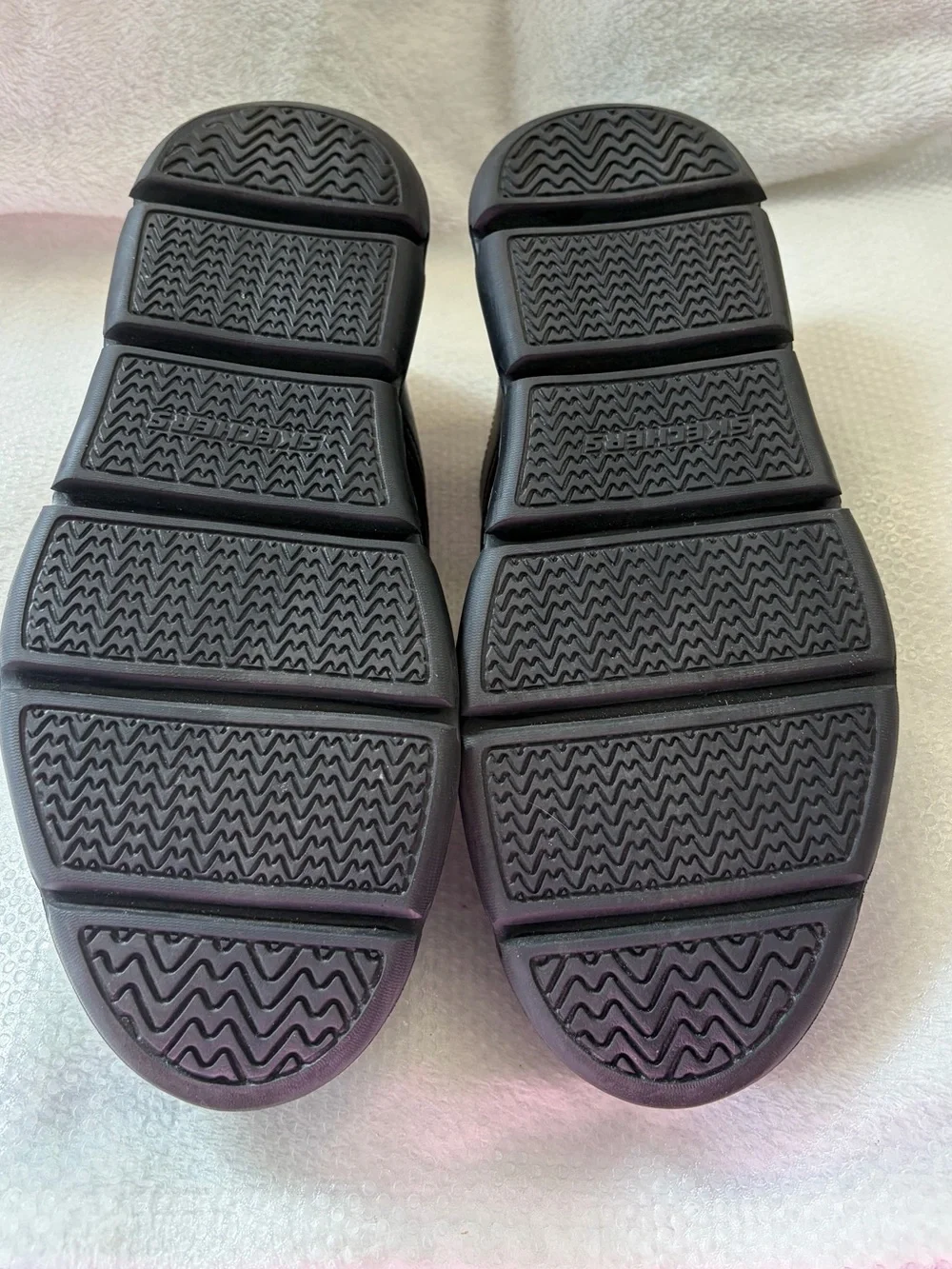 Skechers Black  Leather‎ Men's Slip-Ins Casual Loafer Sz 13